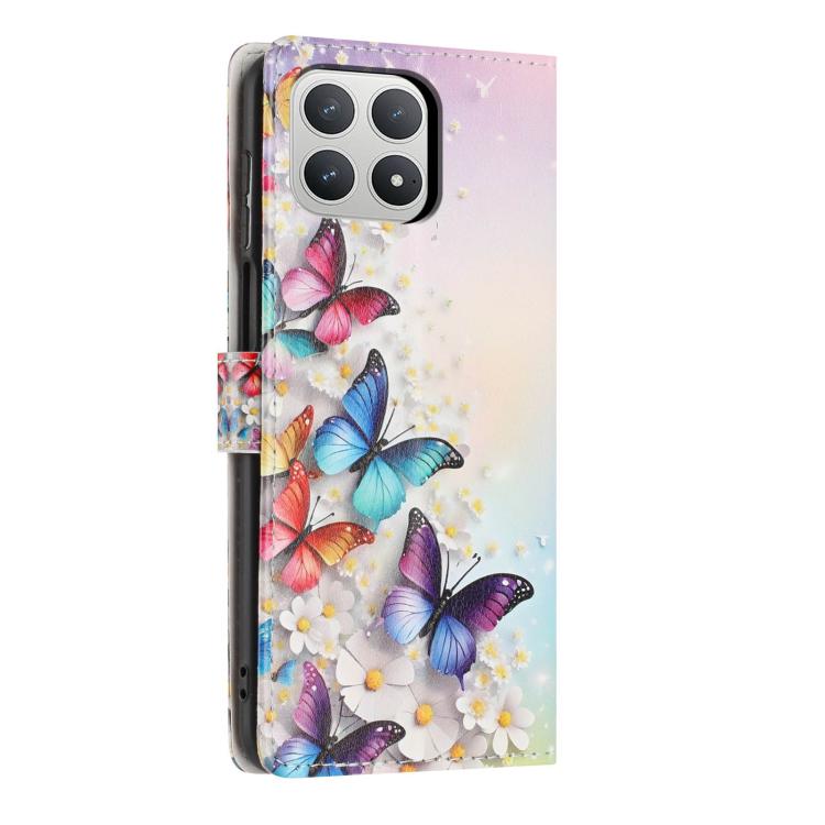 For Xiaomi Poco F8 Pro 5G Colorful Painting Vegan Leather Phone Case with Lanyard