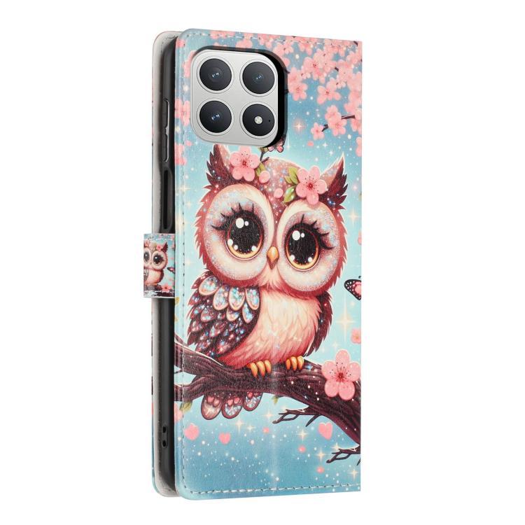 For Xiaomi Poco F8 Pro 5G Colorful Painting Vegan Leather Phone Case with Lanyard