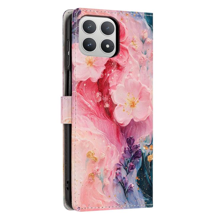 For Xiaomi Poco F8 Pro 5G Colorful Painting Vegan Leather Phone Case with Lanyard