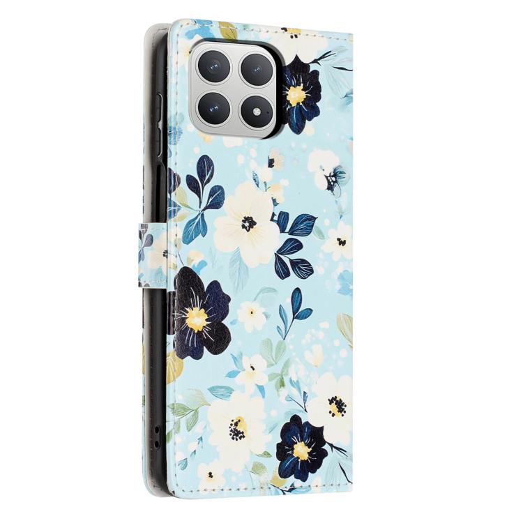 For Xiaomi Poco F8 Pro 5G Colorful Painting Vegan Leather Phone Case with Lanyard