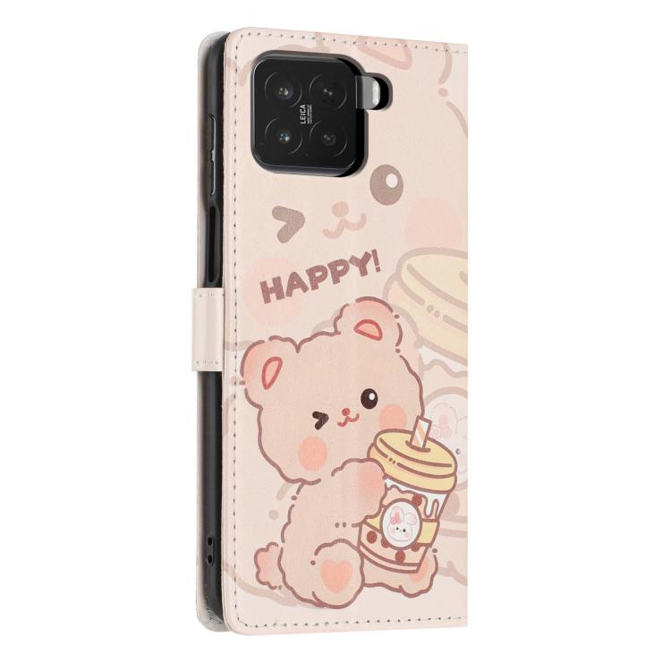 For Xiaomi 15 Colorful Painting Vegan Leather Phone Case with Lanyard