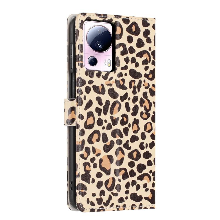 For Xiaomi 13 Lite Colorful Painting Vegan Leather Phone Case with Lanyard