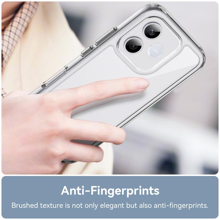 For Honor 600 Lite Global WANLONFENG Electroplated Buttons TPU Acrylic Phone Case with Screen Protector