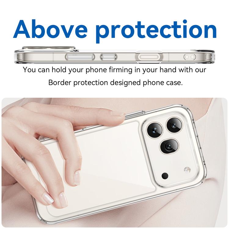 For Honor 600 Global WANLONFENG Electroplated Buttons TPU Acrylic Phone Case with Screen Protector