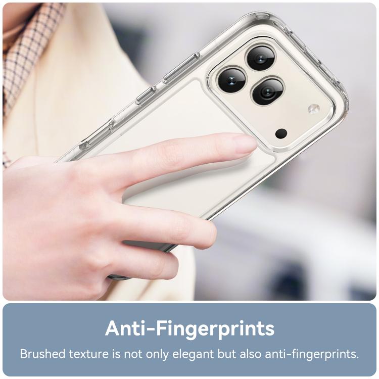 For Honor 600 Global WANLONFENG Electroplated Buttons TPU Acrylic Phone Case with Screen Protector