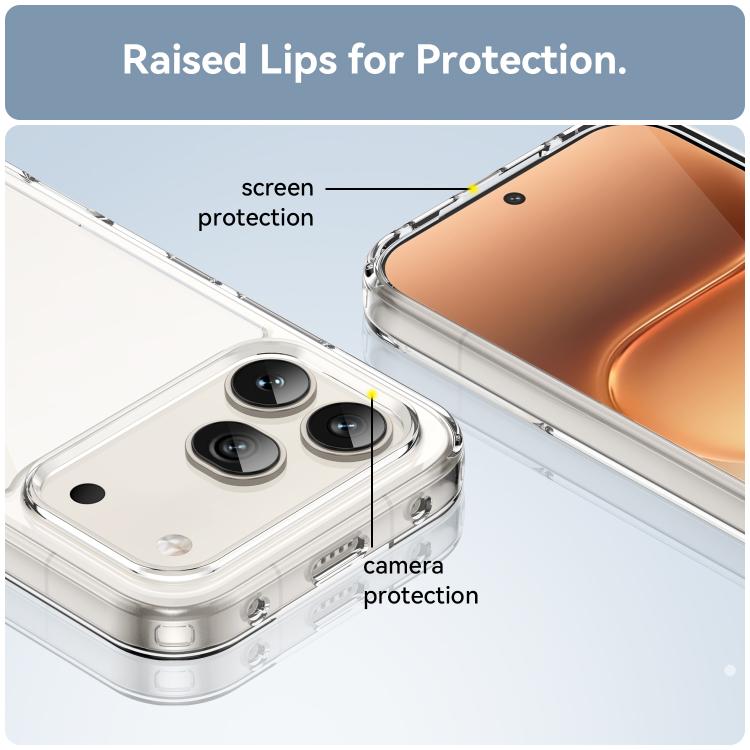 For Honor 600 Global WANLONFENG Electroplated Buttons TPU Acrylic Phone Case with Screen Protector