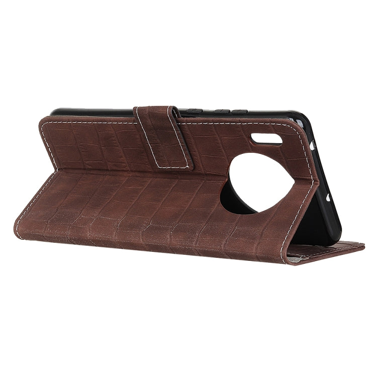 For Huawei Y9a Crocodile Texture Horizontal Flip Leather Case with Holder & Card Slots & Wallet & Photo Frame