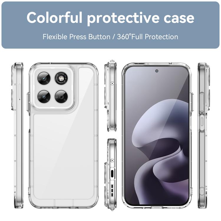 For Motorola Moto G67 / G77 5G WANLONFENG Electroplated Buttons TPU Acrylic Phone Case with Screen Protector