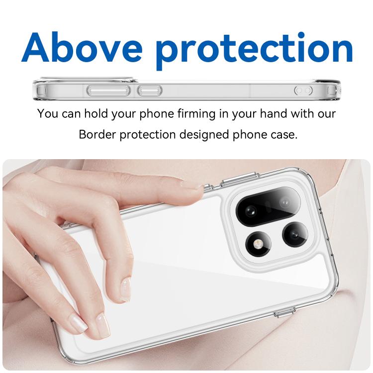 For OnePlus 15 5G WANLONFENG Electroplated Buttons TPU Acrylic Phone Case with Screen Protector