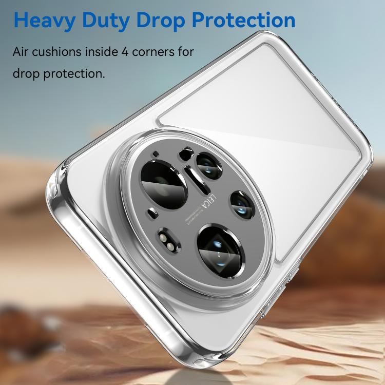 For Xiaomi 17 Ultra WANLONFENG Electroplated Buttons TPU Acrylic Phone Case with Screen Protector