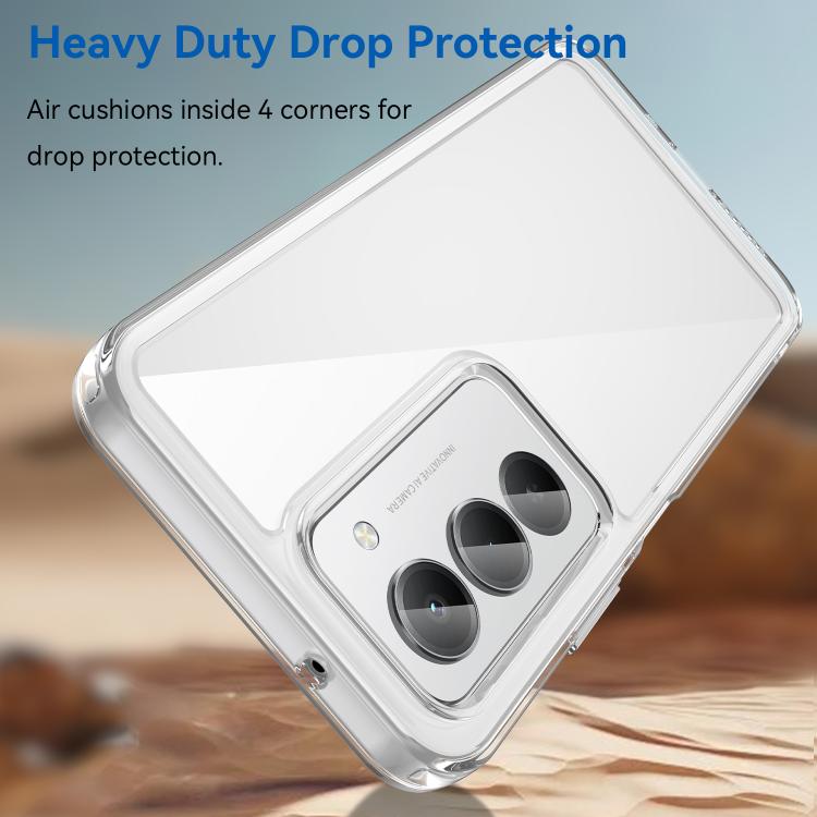 For Redmi 15 5G / 4G EU 171mm WANLONFENG Electroplated Buttons TPU Acrylic Phone Case with Screen Protector