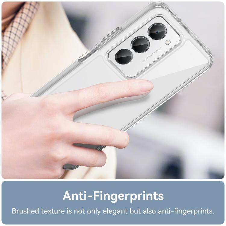 For Redmi 15 5G Global 169.5mm WANLONFENG Electroplated Buttons TPU Acrylic Phone Case with Screen Protector