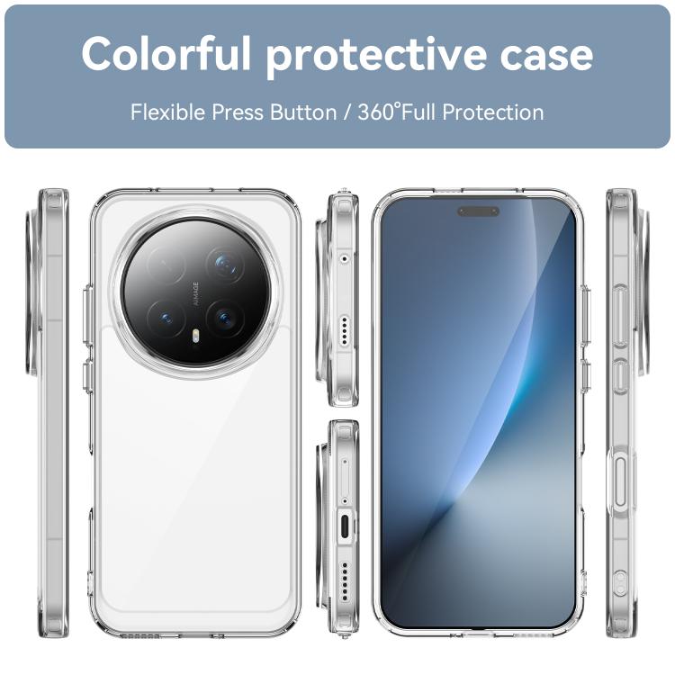For Honor Magic8 Pro WANLONFENG Electroplated Buttons TPU Acrylic Phone Case with Screen Protector