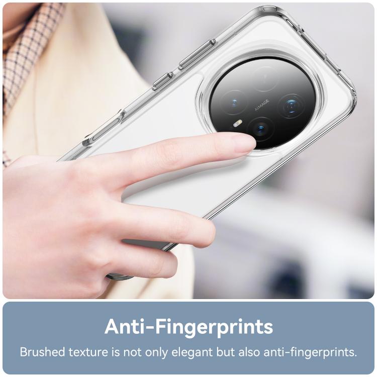 For Honor Magic8 Pro WANLONFENG Electroplated Buttons TPU Acrylic Phone Case with Screen Protector