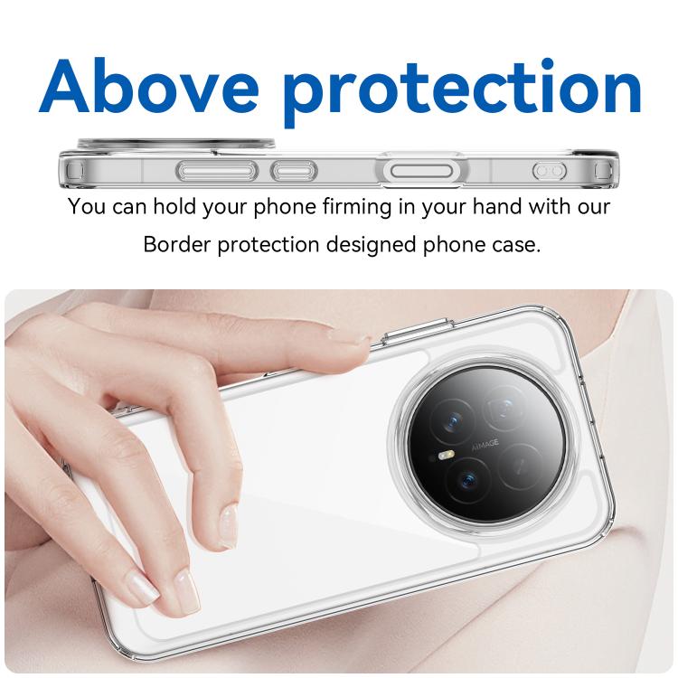 For Honor Magic8 WANLONFENG Electroplated Buttons TPU Acrylic Phone Case with Screen Protector