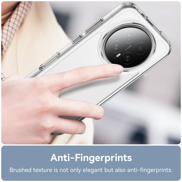For Honor Magic8 WANLONFENG Electroplated Buttons TPU Acrylic Phone Case with Screen Protector