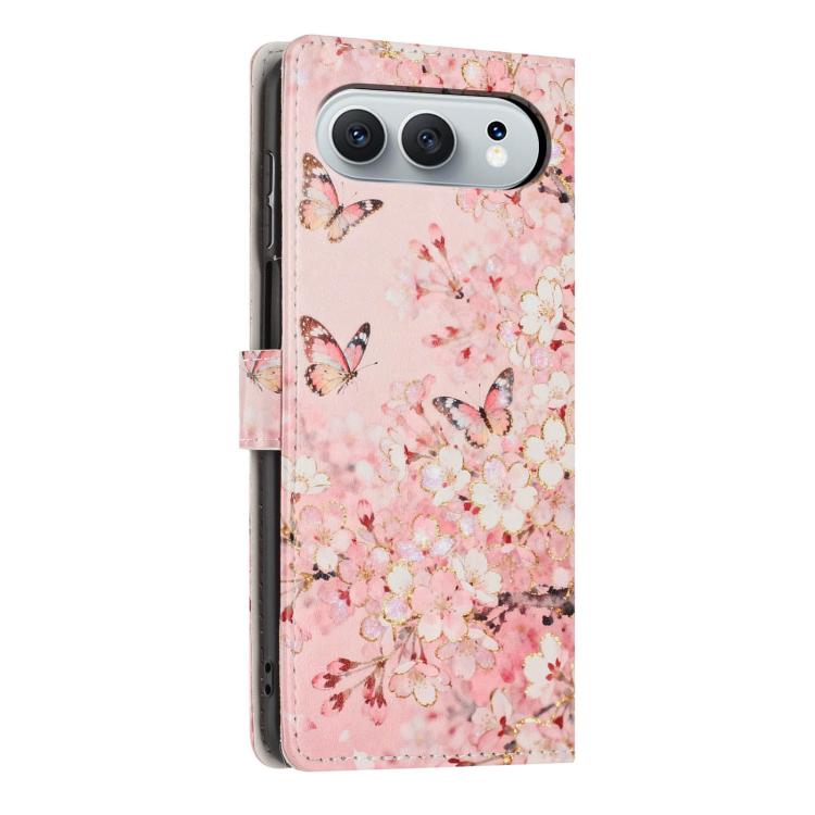 For Honor 500 / 500 Pro Global 155.8mm Colorful Painting Vegan Leather Phone Case with Lanyard