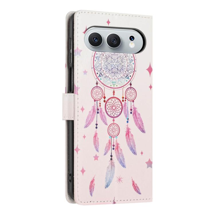 For Honor 500 / 500 Pro Global 155.8mm Colorful Painting Vegan Leather Phone Case with Lanyard