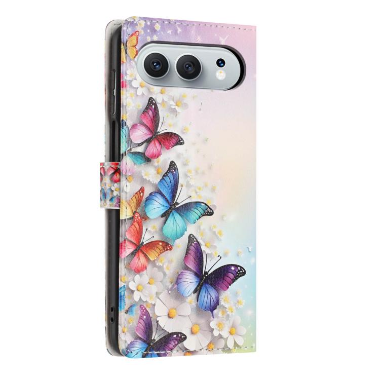 For Honor 500 / 500 Pro Global 155.8mm Colorful Painting Vegan Leather Phone Case with Lanyard