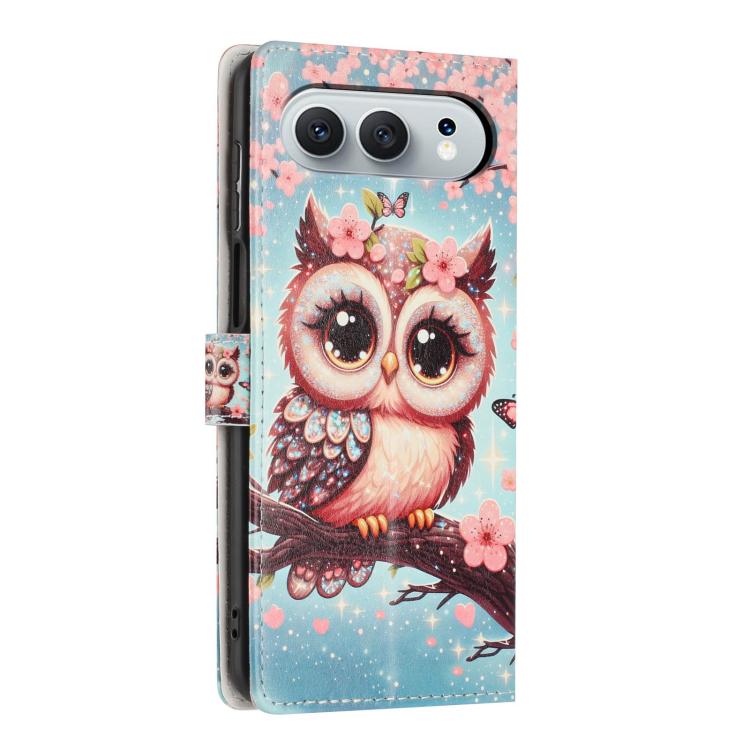 For Honor 500 / 500 Pro Global 155.8mm Colorful Painting Vegan Leather Phone Case with Lanyard
