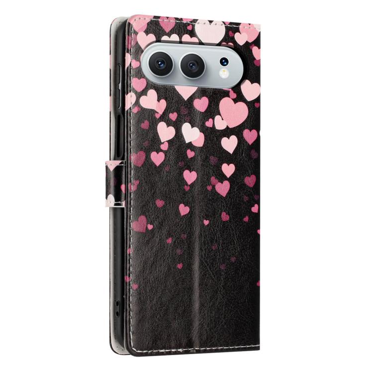 For Honor 500 / 500 Pro Global 155.8mm Colorful Painting Vegan Leather Phone Case with Lanyard