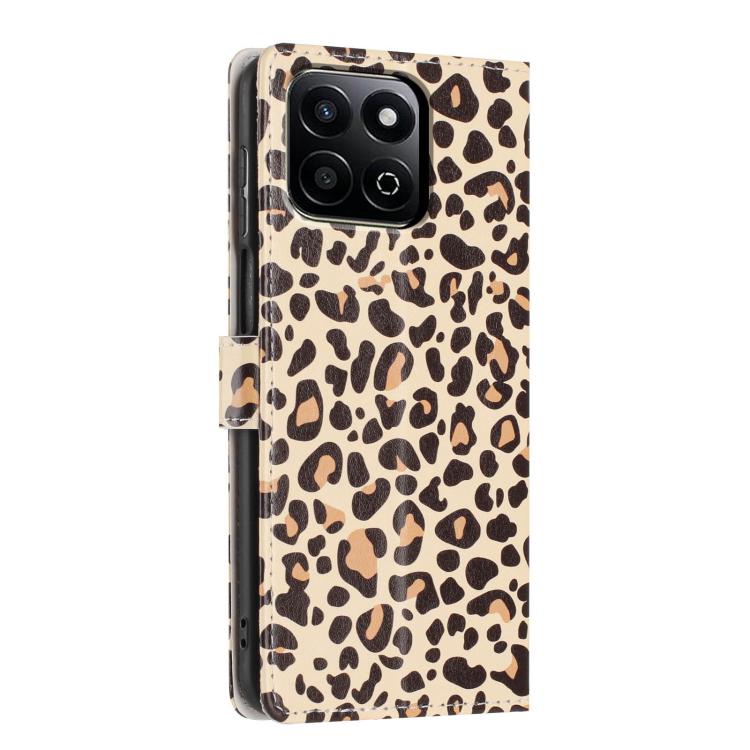 For Honor X6b 5G Colorful Painting Vegan Leather Phone Case with Lanyard