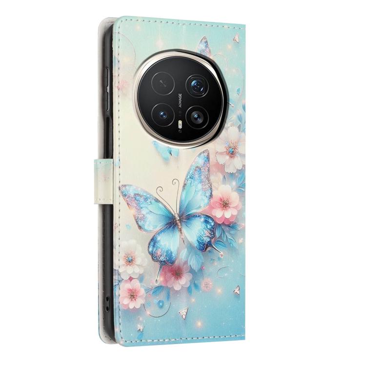 For Honor Magic8 Pro Colorful Painting Vegan Leather Phone Case with Lanyard