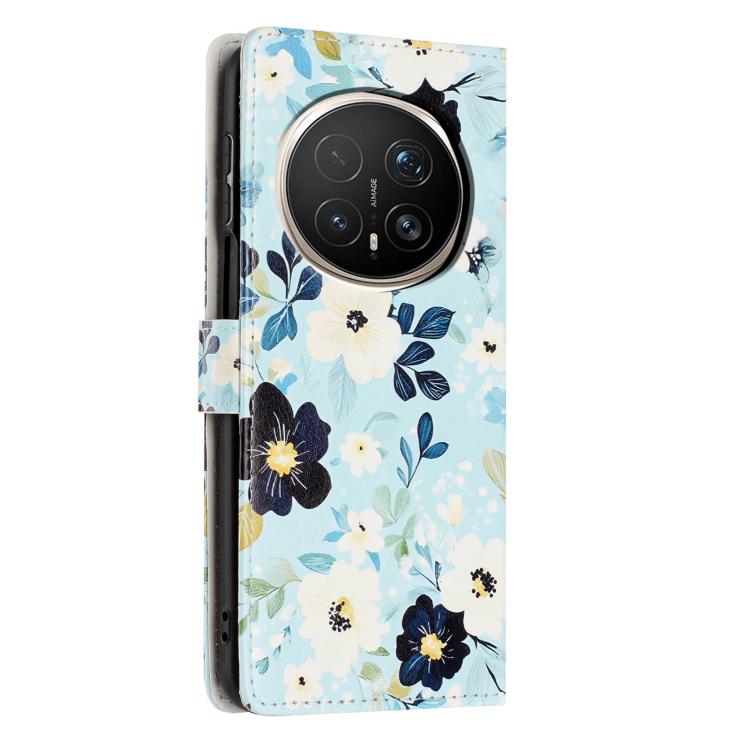 For Honor Magic8 Pro Colorful Painting Vegan Leather Phone Case with Lanyard