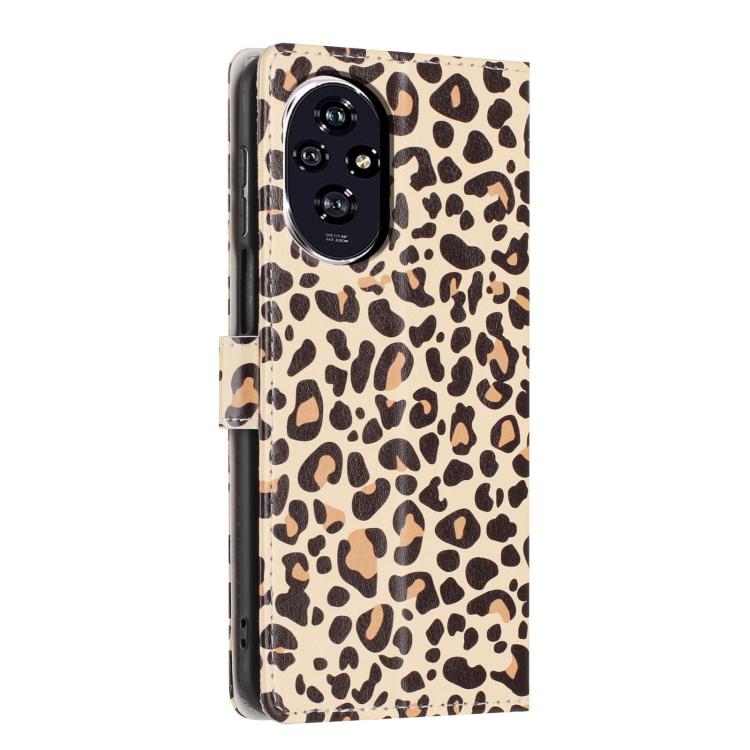 For Honor 200 Colorful Painting Vegan Leather Phone Case with Lanyard