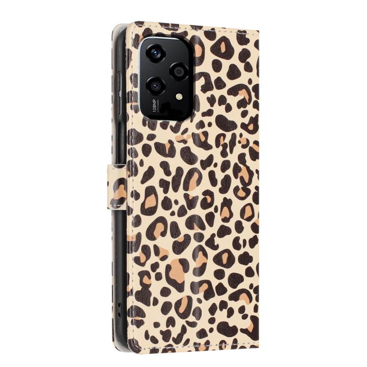 For Honor 200 Lite Global Colorful Painting Vegan Leather Phone Case with Lanyard