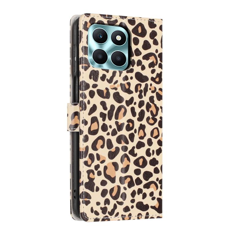 For Honor X6a Colorful Painting Vegan Leather Phone Case with Lanyard