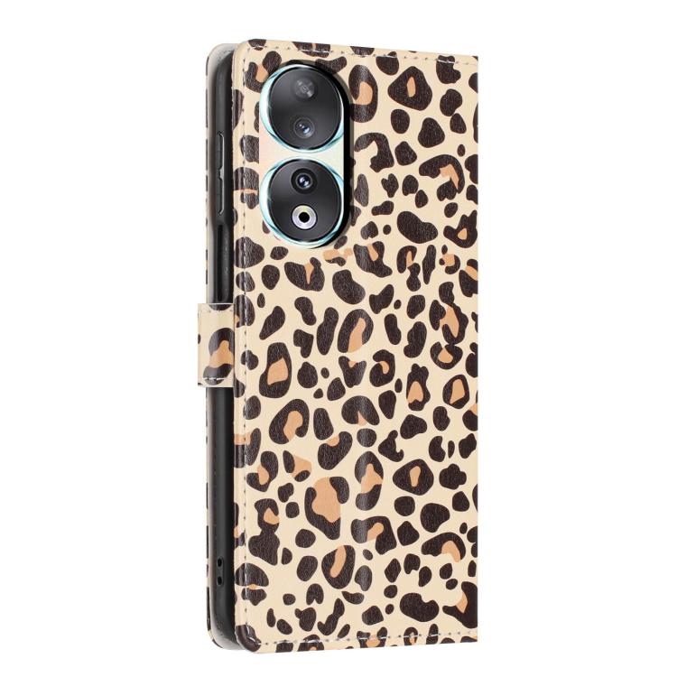 For Honor 90 Colorful Painting Vegan Leather Phone Case with Lanyard