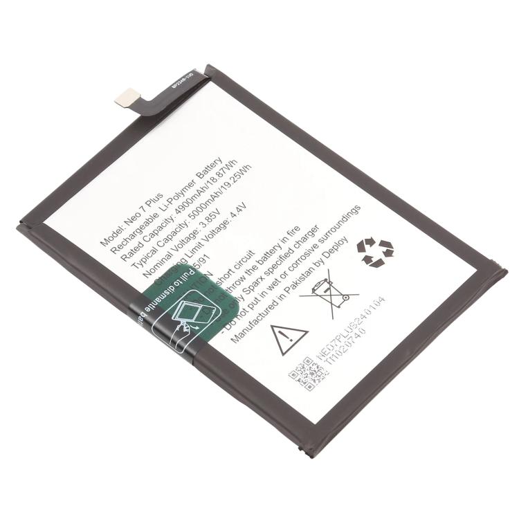 For Sparx Neo 7 Plus 5000mAh Battery