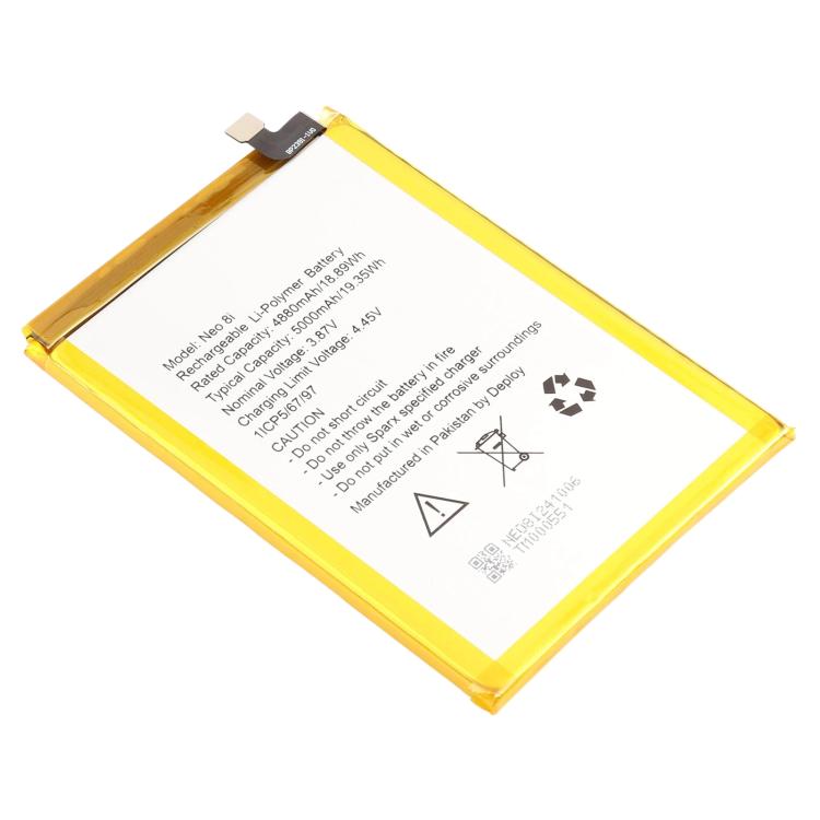 For Sparx Neo 8i 5000mAh Battery