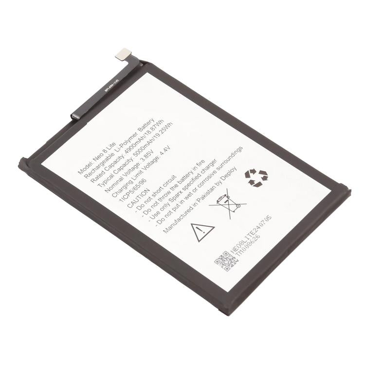 For Sparx Neo 8 Lite 2024 5000mAh Battery