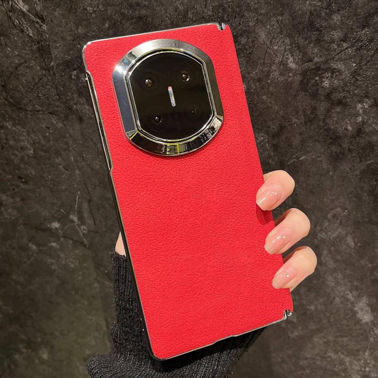For Huawei Mate X7 Crater Pattern Vegan Leather Shockproof Phone Case