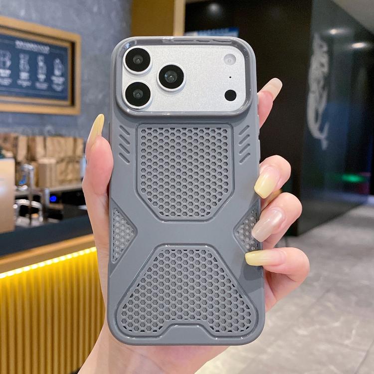 For iPhone 17 Pro Max X Armor Heat Dissipation TPU Phone Case