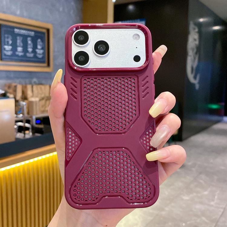 For iPhone 17 Pro Max X Armor Heat Dissipation TPU Phone Case