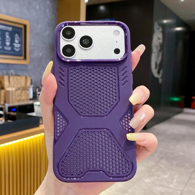 For iPhone 17 Pro Max X Armor Heat Dissipation TPU Phone Case