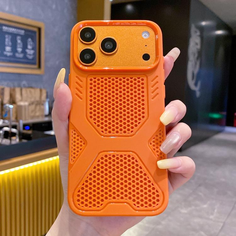 For iPhone 17 Pro X Armor Heat Dissipation TPU Phone Case