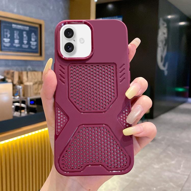For iPhone 16 X Armor Heat Dissipation TPU Phone Case