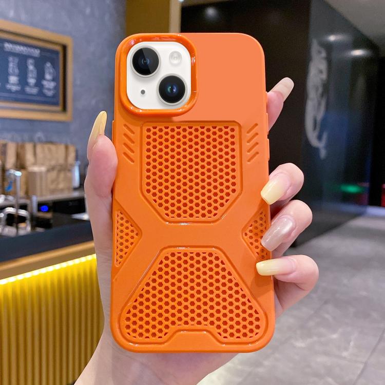 For iPhone 15 X Armor Heat Dissipation TPU Phone Case