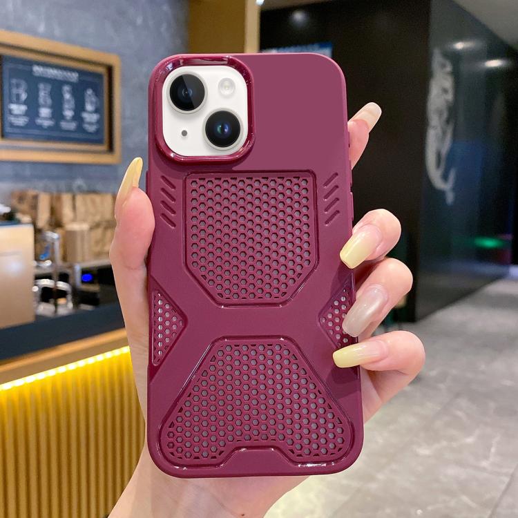 For iPhone 15 X Armor Heat Dissipation TPU Phone Case