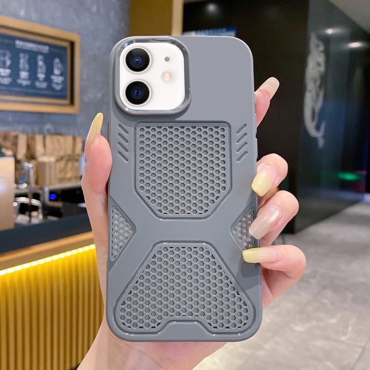 For iPhone 12 X Armor Heat Dissipation TPU Phone Case