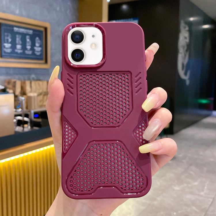 For iPhone 12 X Armor Heat Dissipation TPU Phone Case