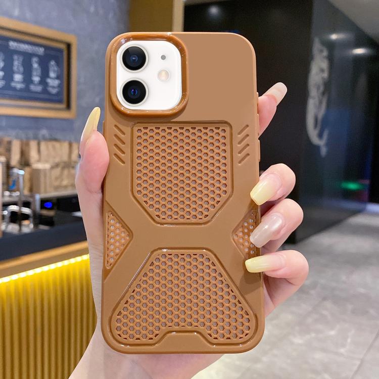 For iPhone 12 X Armor Heat Dissipation TPU Phone Case