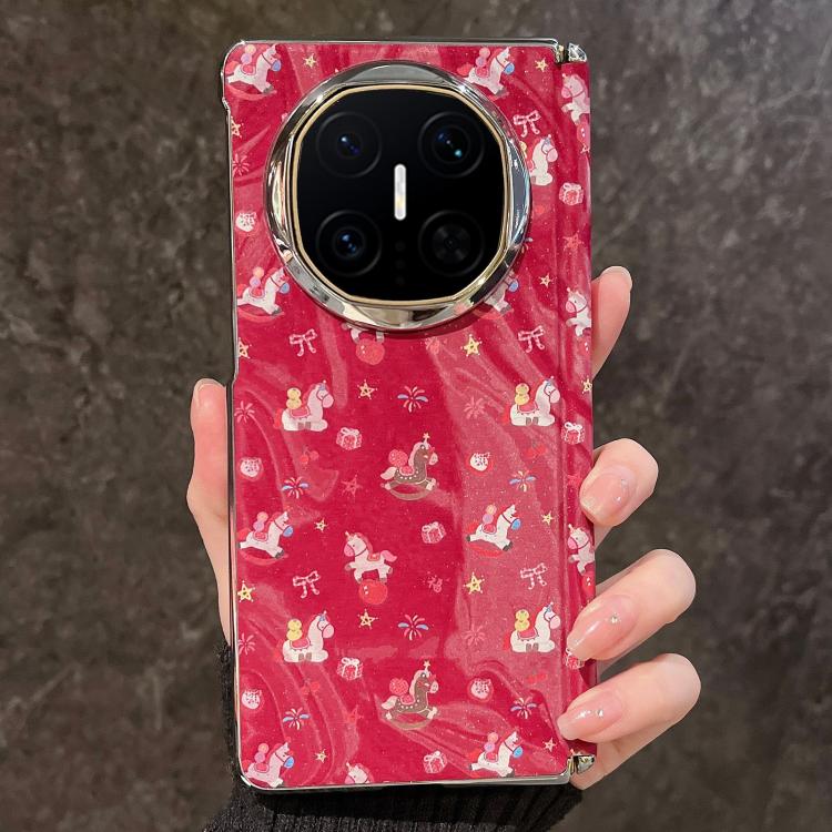 For Huawei Mate X7 Chinese Style Full Screen Pony Pattern Shockproof Phone Case