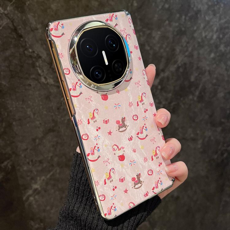 For Huawei Mate X7 Chinese Style Full Screen Pony Pattern Shockproof Phone Case
