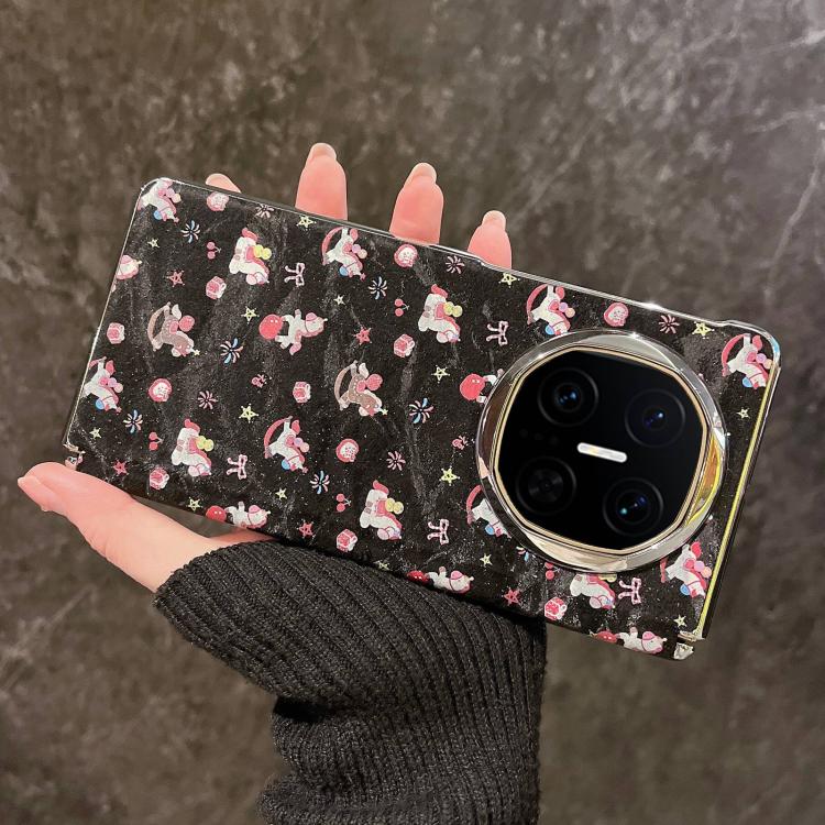 For Huawei Mate X7 Chinese Style Full Screen Pony Pattern Shockproof Phone Case
