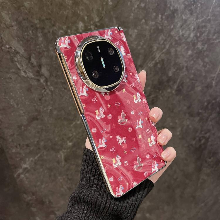 For Huawei Mate X6 Chinese Style Full Screen Pony Pattern Shockproof Phone Case